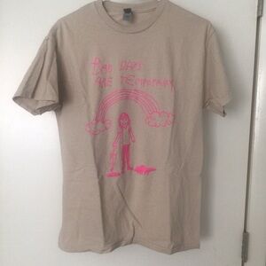 “Bad Days are Temporary” Rainbow & UFO Cream Tee